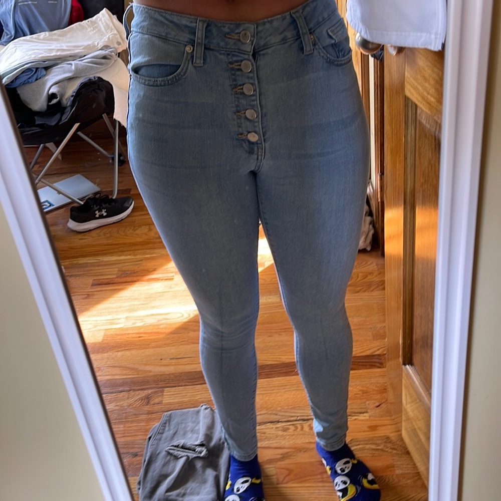 Size 8 light blue jeans